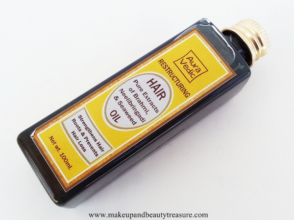 Aura vedic Restructuring Hair Oil Dầu dưỡng phục hồi tóc hư tổn