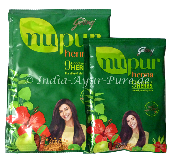 Suối tóc suôn mượt với bột ủ tóc Nupur Henna Ấn Độ - 150g - DATE 9/2023
